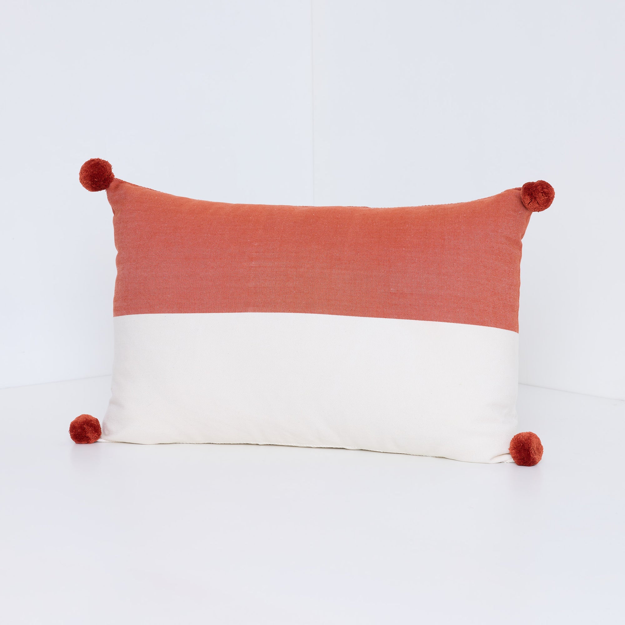 COJIN FELIPA BICOLOR LADRILLO