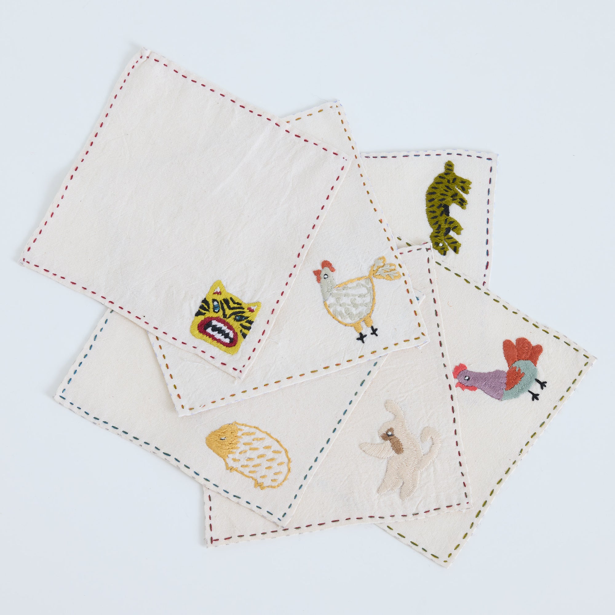 PORTAVASOS ANIMALIA JGO 6